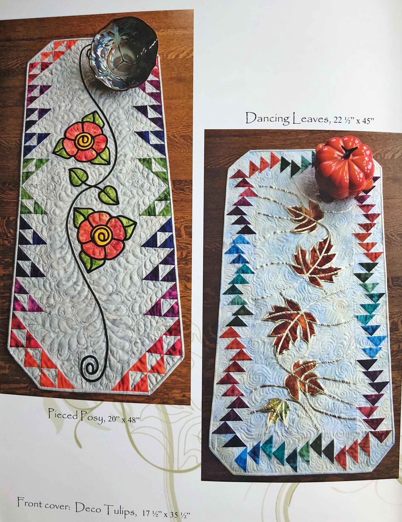 Four Seasons Stained Glass Table Runners Pattern Book BPP660 Etsy
