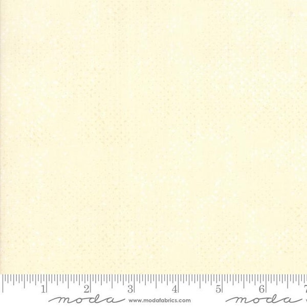 LAST CALL Spotted - Cream Tonal Dots Texture Fabric, Moda 1660 85, Zen Chic, Cream Ivory Blender Background Fabric, By the Yard