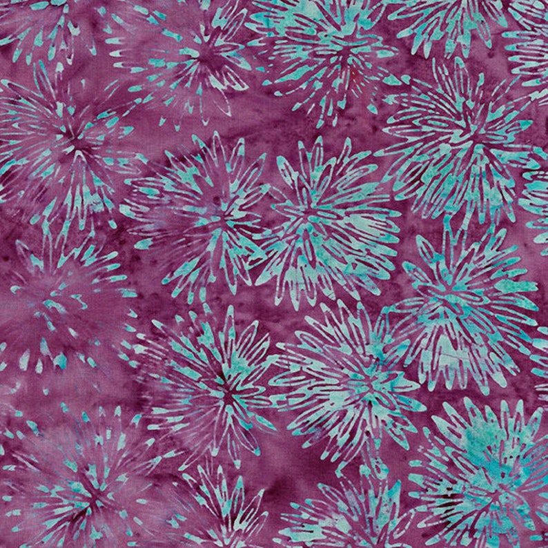 Batik Jelly Roll 2.5 Inch Precut Fabric Strips Turquoise Pink Purple Batick Fabric Strips Electric Desert Island Batik Strip Pack
