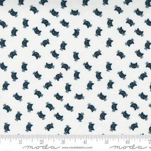 LAST CALL Holiday Essentials Halloween - Black Cats on White Halloween Fabric, Moda 20735 11, Stacy Iest Hsu, By the Yard