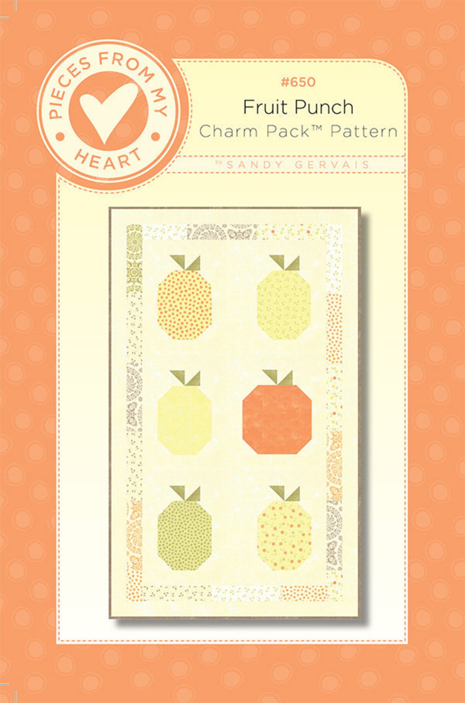 LAST CALL Fruit Punch Quilt Pattern Quilted Wall Hanging Etsy