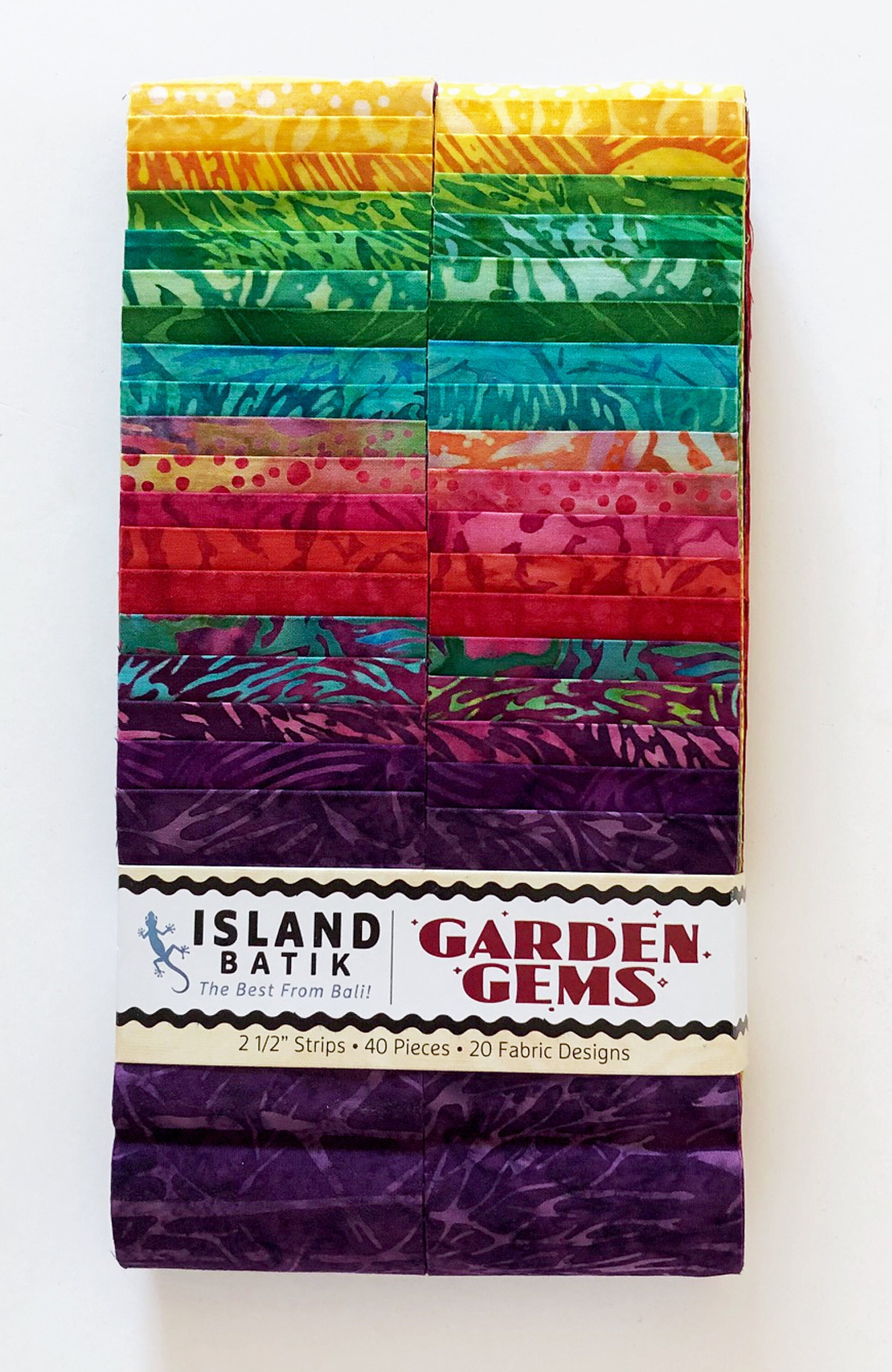 Preorder Jelly Roll Island Batiks Santori Strip Pack