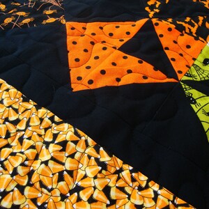 Halloween Candy Corn Quilted Table Runner, 18.75" X 38.5", Halloween ...