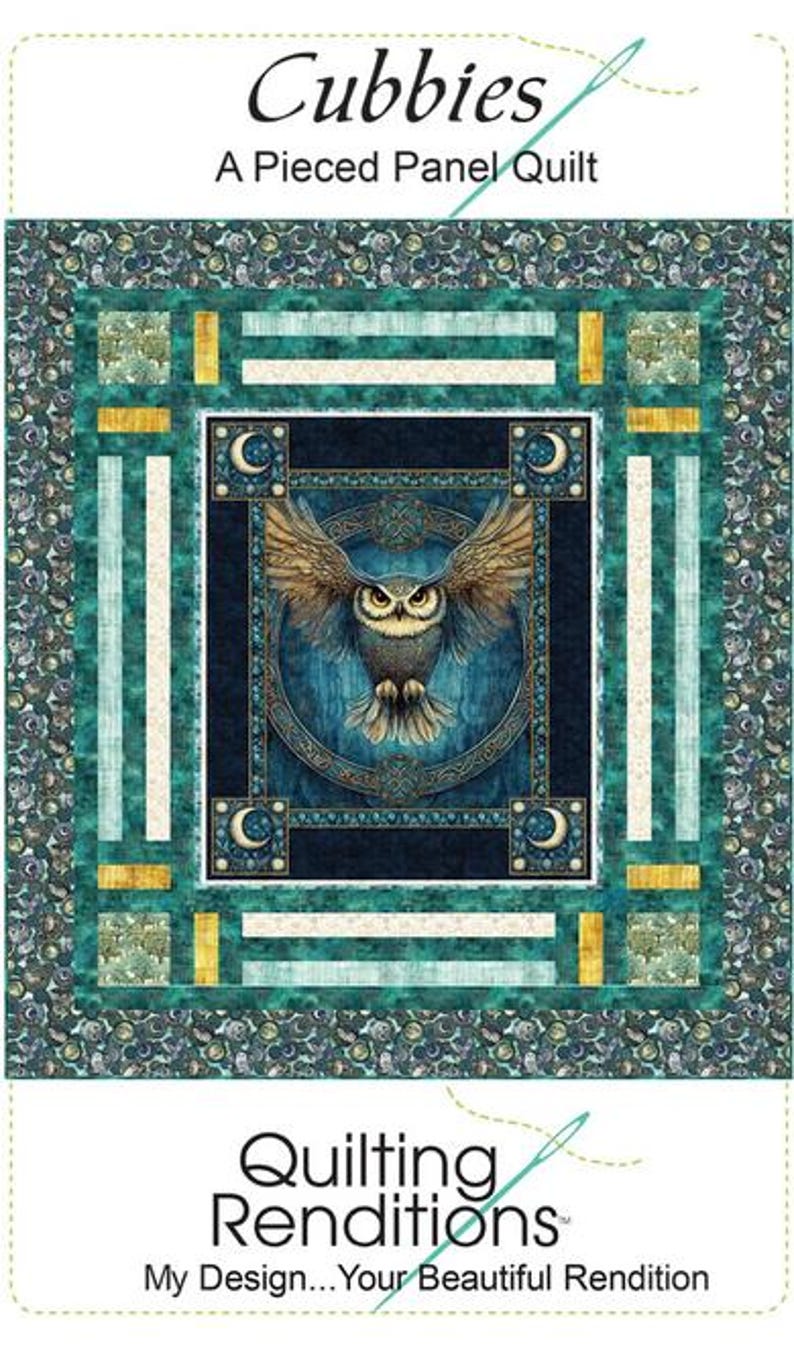 Cubbies Panel Frame Quilt PATTERN, Quilting Renditions QR1272, Fabric ...