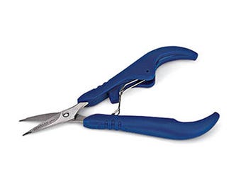 5" Embroidery Snips with Blade Cover, Heritage Cutlery VP51, Navy Blue 5" Inch Scissors, Durable Sewing Snips, Spring Action Nipper