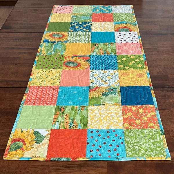 Patchwork Table Runner Etsy
