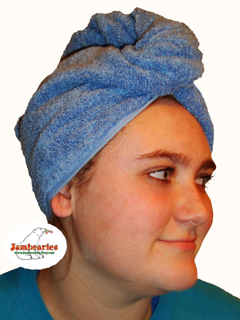 Light Blush Pink Hair Towel Head Turban Towel Wrap 100% - Etsy