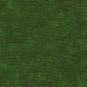 May include: A solid green fabric with a subtle textured pattern. The fabric has a slightly distressed look, giving it a vintage feel.