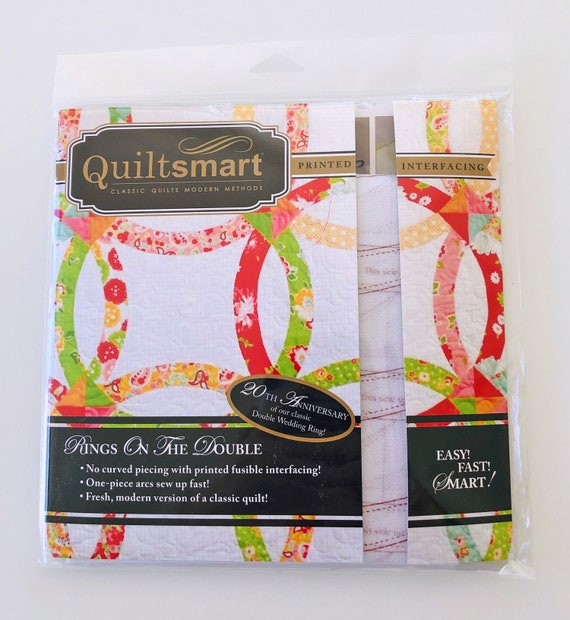 Quiltsmart Rings On The Double Snuggler Pack Modern Double Etsy