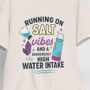 Chemise POTS, Running on Salt Vibes, Sensibilisation invisible aux maladies, T-shirt syndrome de tachycardie orthostatique posturale, T-shirt Spoonie, Maladie chronique