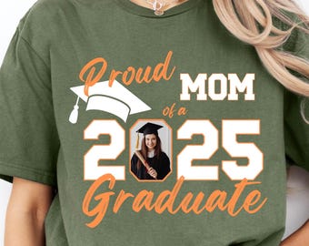Custom Proud Family Shirt, Group 2025 Grad Tees, Senior 2025 Graduate Family Tee, Custom Graduation Shirt, Custom Gift for Senior Graduate