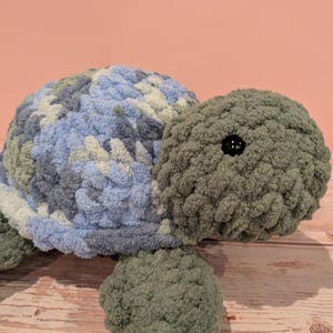 Crochet Turtle Plushie - crochet turtle, turtle plushie, fall turtle plushie, amigurumi turtle,  adult turtle, cute turtle plush, fall plush