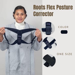 Unisex Roots flex  Posture Corrector for Improved Spine Alignment.