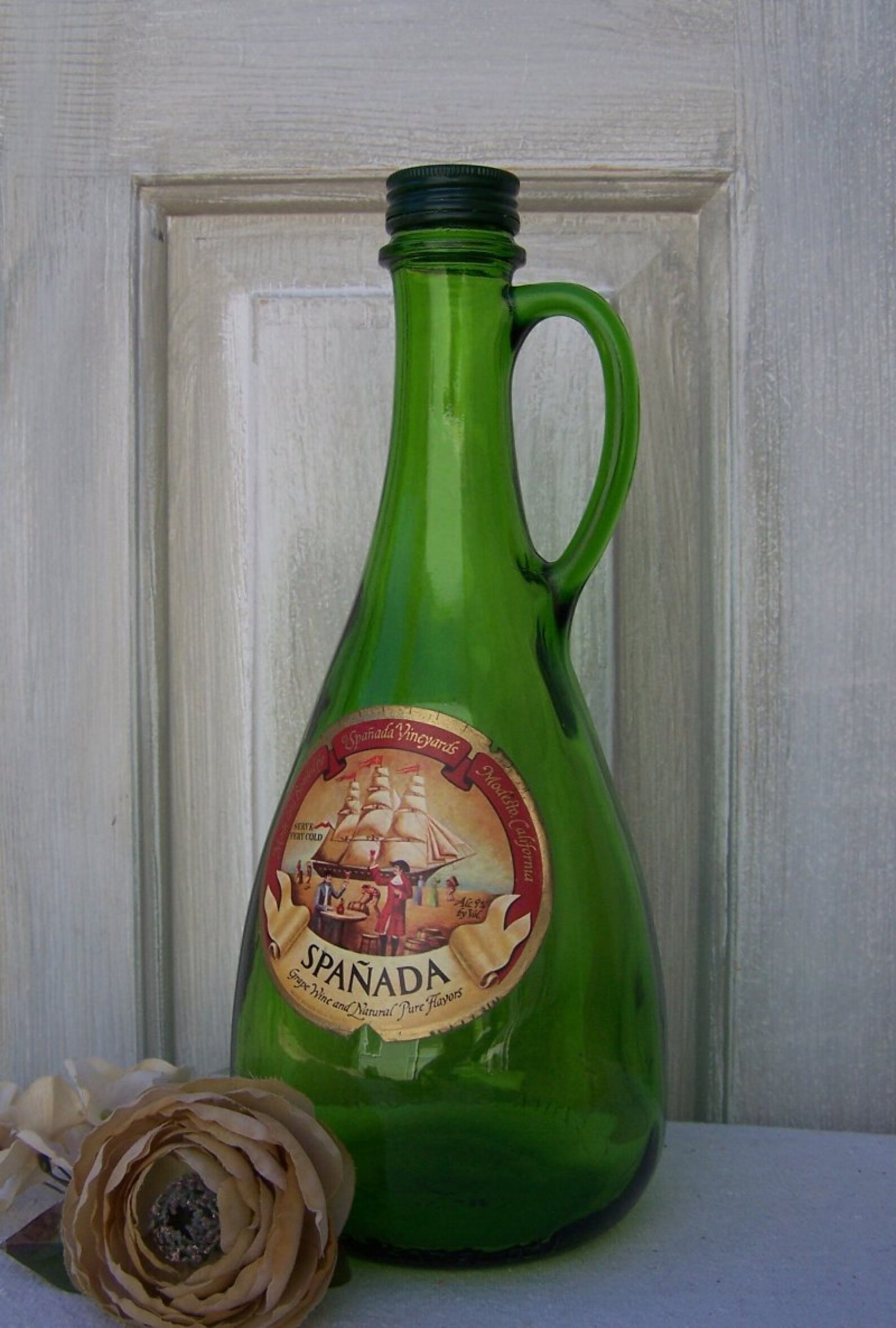 Vintage Spanada Wine Bottle from Gallo Etsy