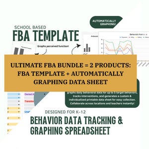 Ultimate FBA Bundle for School Based BCBAs/Special Education Teachers/School Psychologists - Comprehensive FBAs, challenging behaviors