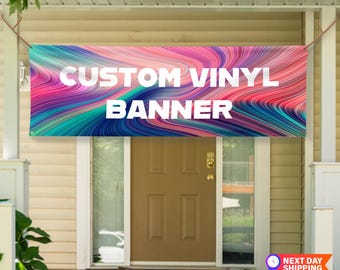 Custom Vinyl Banner, Personalized Banner, Advertising Banner, Custom Text/Logo Banner, Personalized Gift, Vinyl Banner, Outdoor Banner