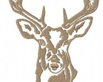 Whitetail Buck / deer  Machine Embroidery Designs, instantly download