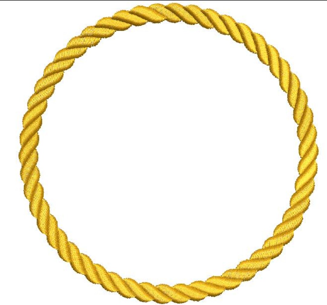 Machine Embroidery Rope Frame Rope Frame for Monogram / Monogram Frame Machine Embroidery Designs ...