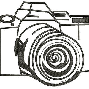 Camera  Machine Embroidery Designs, instantly download