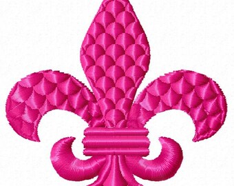 Fleur de lis lys French France Monarchy Symbol  Machine Embroidery Designs, instantly download