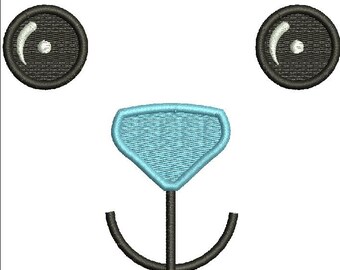 Teddy bear muzzle / bear toys face  Machine Embroidery Designs, instantly download