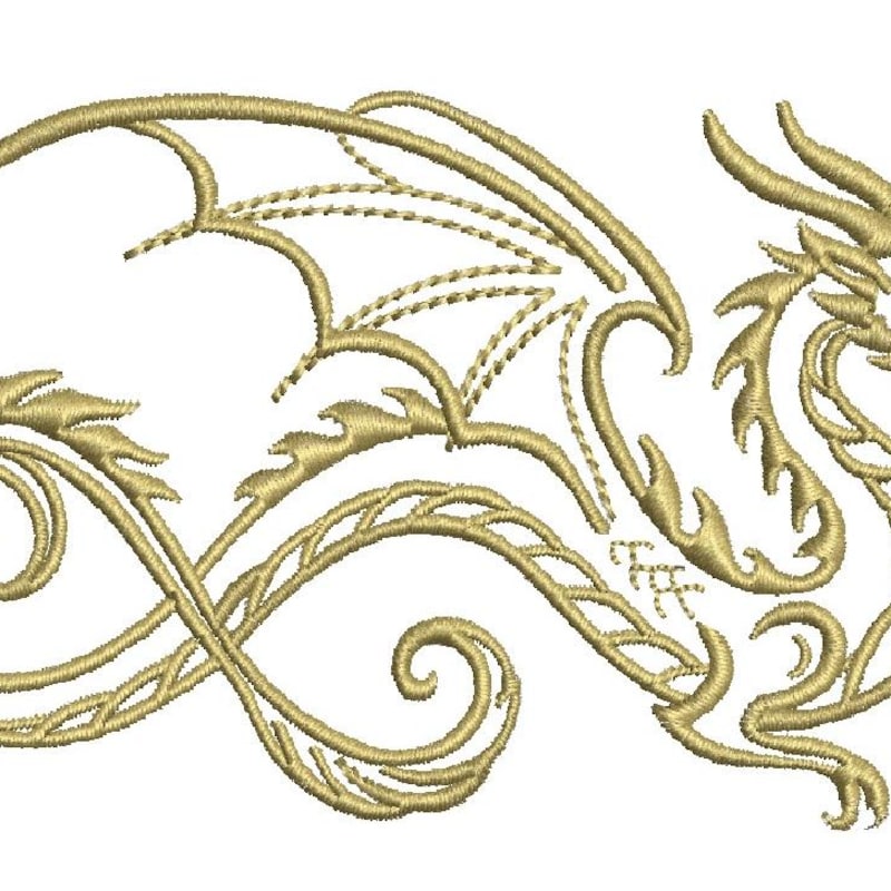 Chinese Dragon White Cute - Etsy