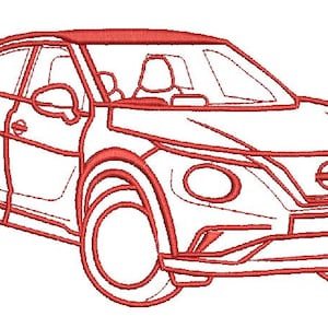 car Machine Embroidery Designs, instantly download
