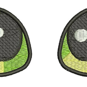 dragon eyes, cat lizard frog, eyes for a plush toy, pair separately left and right   Machine Embroidery Designs, instantly download