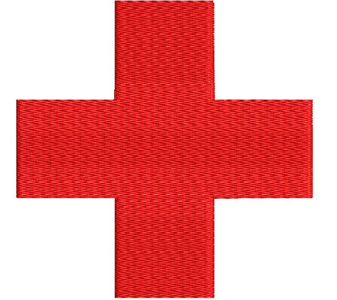 Red Cross Patch Pattern Red Cross Embroidery Medical Pattern Machine Embroidery Design - Etsy