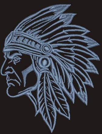 Indian Chief Head Machine Embroidery Designs, Instantly Download - Etsy