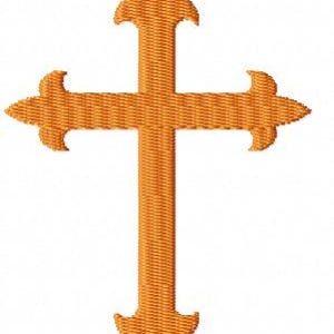Cross Embroidery Design. Easter Cross embroidery Design. Christian Cross Embroidery Design. Machine embroidery Design, instantly download