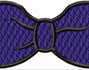 Bow Tie  Machine Embroidery Designs, instantly download