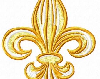 Fleur de lis lys French France Monarchy Symbol  Machine Embroidery Designs, instantly download