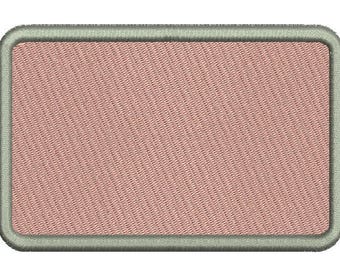 Rounded Rectangle (patch)  machine embroidery designs floral Machine Embroidery Designs, instantly download