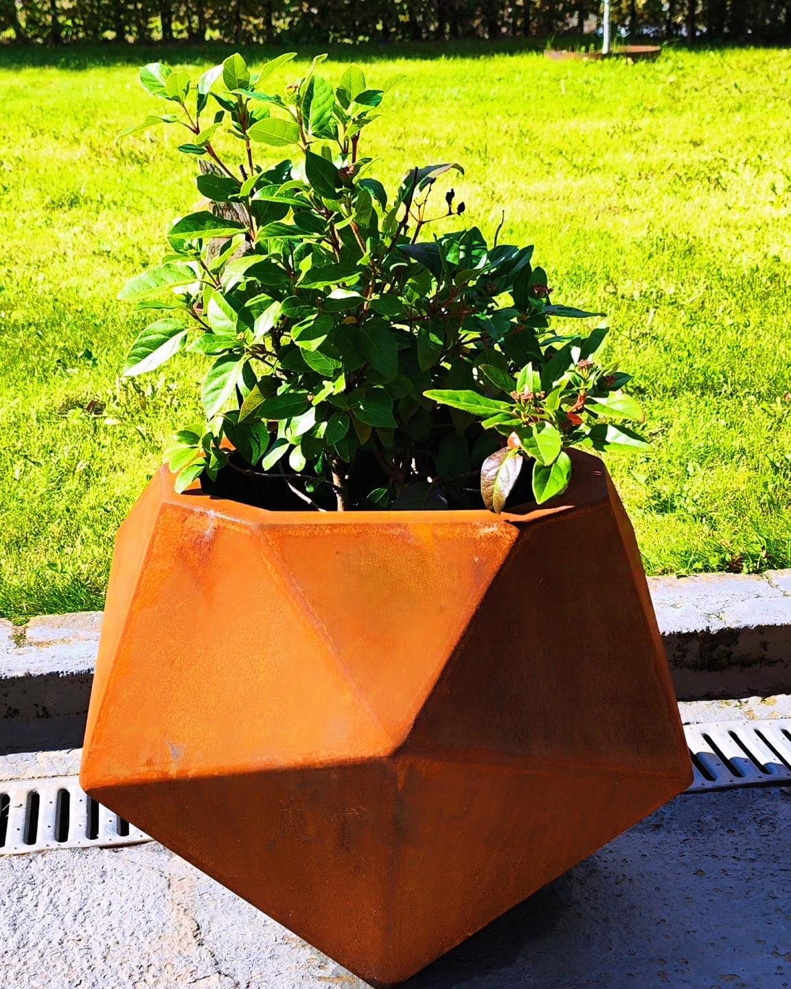 Moderne stahl pflanzer - Etsy.de