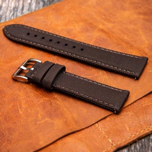 Premium Sailcloth Watch Strap – Quick-Release, Waterproof & Rugged Design