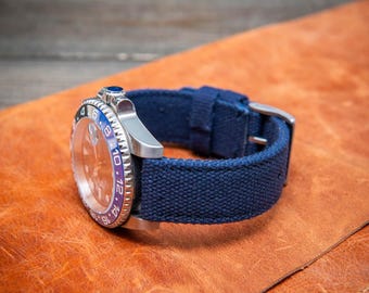 Correa de reloj de lona vintage: Heritage Quick-Release Band