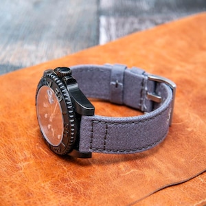 Premium Canvas Watch Band – Rugged, Stylish, and Built to Last (20mm, 22mm)