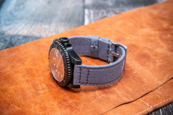 Premium Canvas Watch Band – Rugged, Stylish, and Built to Last (20mm, 22mm)
