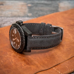 Alcantara Watch Strap, Premium Alcantara Watch Band 20 mm, 22 mm.