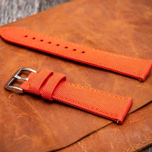 Premium Sailcloth Watch Strap – Quick-Release, Waterproof & Rugged Design