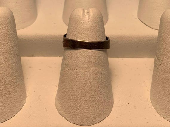 Antique Sterling Silver Statement Ring Size 5.25 - image 4