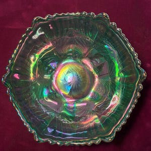 Fenton 90’s Carnival Glass Large Dish