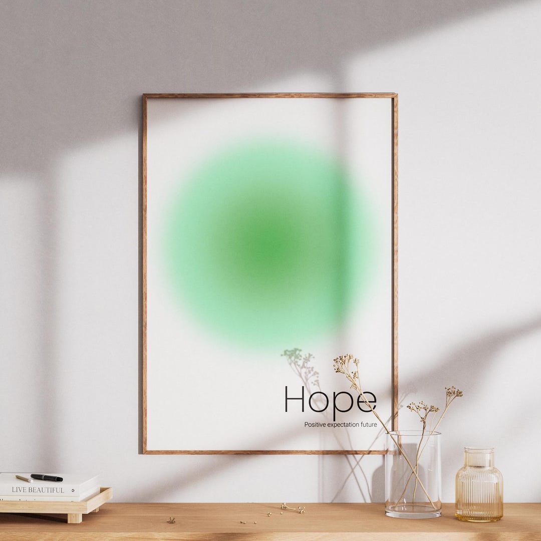 Minimalist Abstract Poster With the Word 