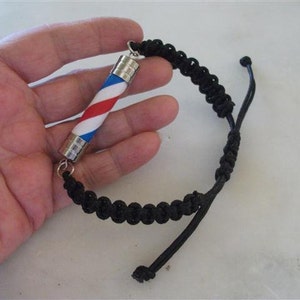 Thick Type, Barber Pole Men Bracelet image 3