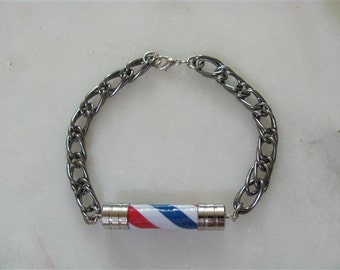 Barber Pole Bracelet.