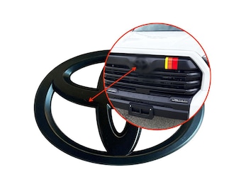 NEW 2022-2026 Tundra Matte Blackout Overlay Front Grille Emblem