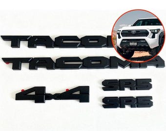 SR5 OFF ROAD Toyota Racing Development Tacoma Truck 4WD Bed Decals Stickers – 18" Black Vinyl Pair
