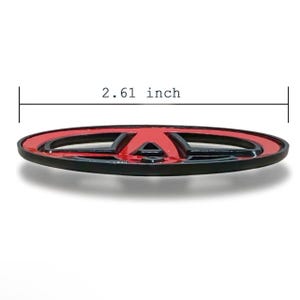 3D ABS Steering Wheel Emblem Sticker Car Badge Universal Fit bild 4