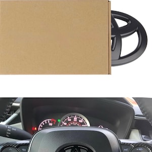 3D ABS Steering Wheel Emblem Sticker Car Badge Universal Fit bild 6